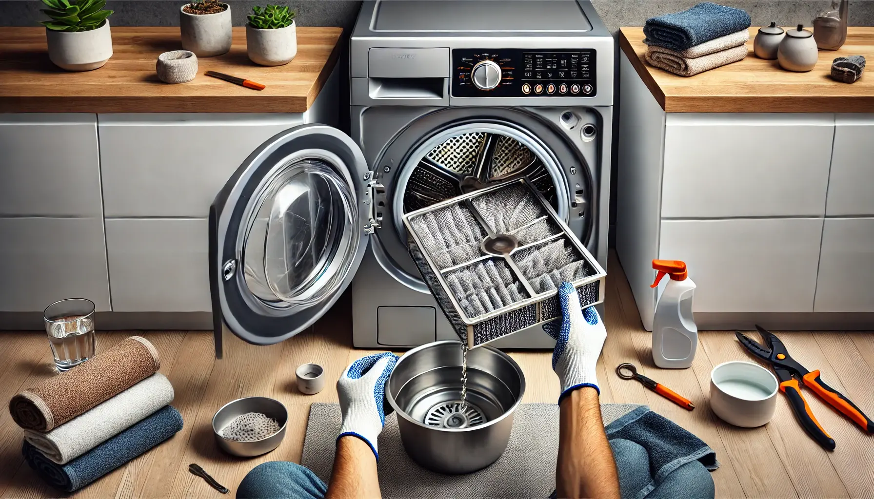 Как справиться с засором фильтра в стиральной машине Bosch подробное руководство 🛠️