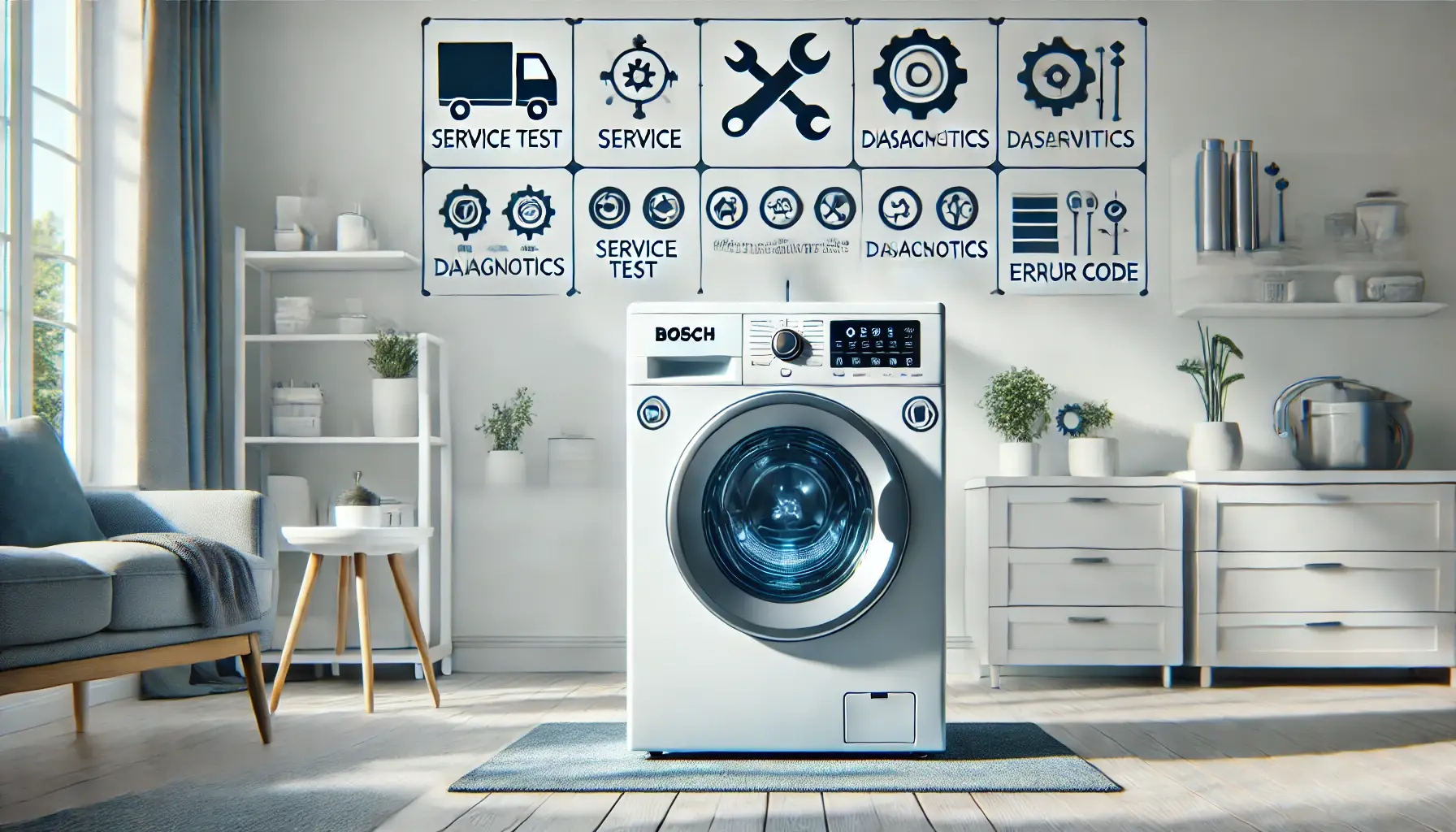 Сервисный тест стиральной машины Bosch Полное руководство по самостоятельной диагностике и устранению неисправностей