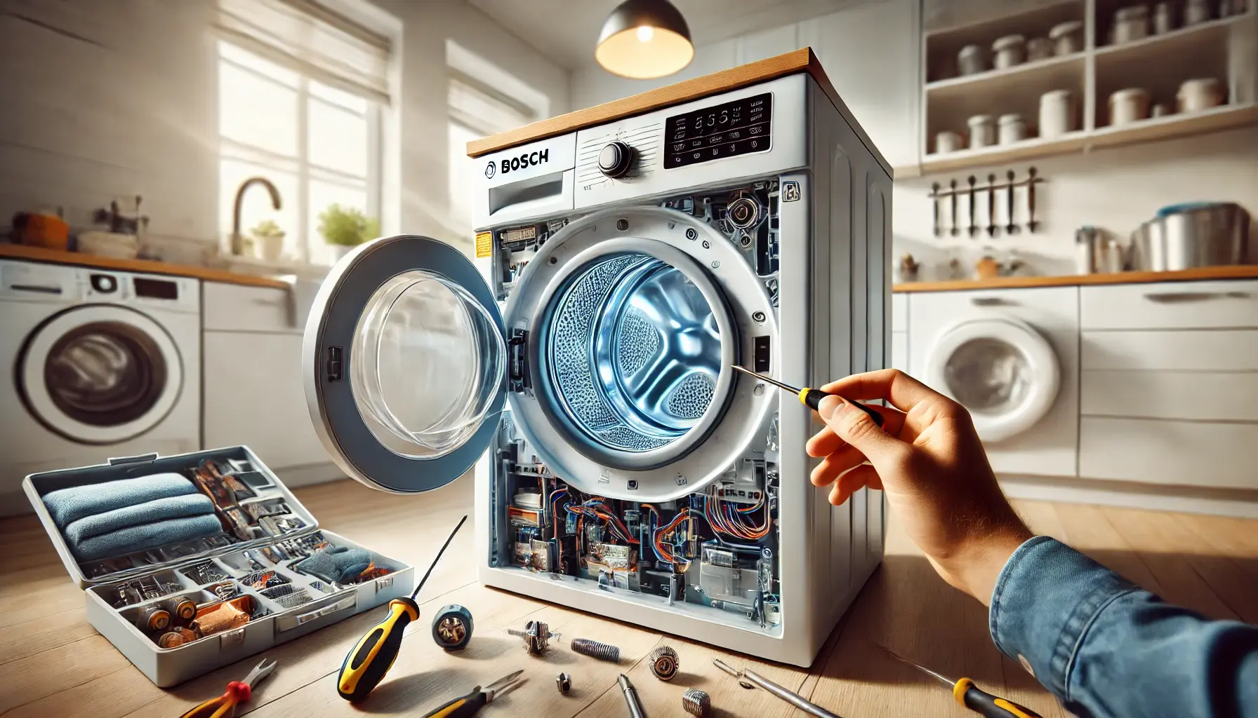 Bosch Maxx 4 почему искрит двигатель и выбивает автомат Решение проблемы