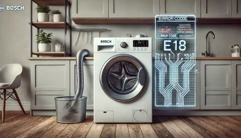 Ошибка E18 на стиральной машине Bosch Logixx 8 причины и устранение