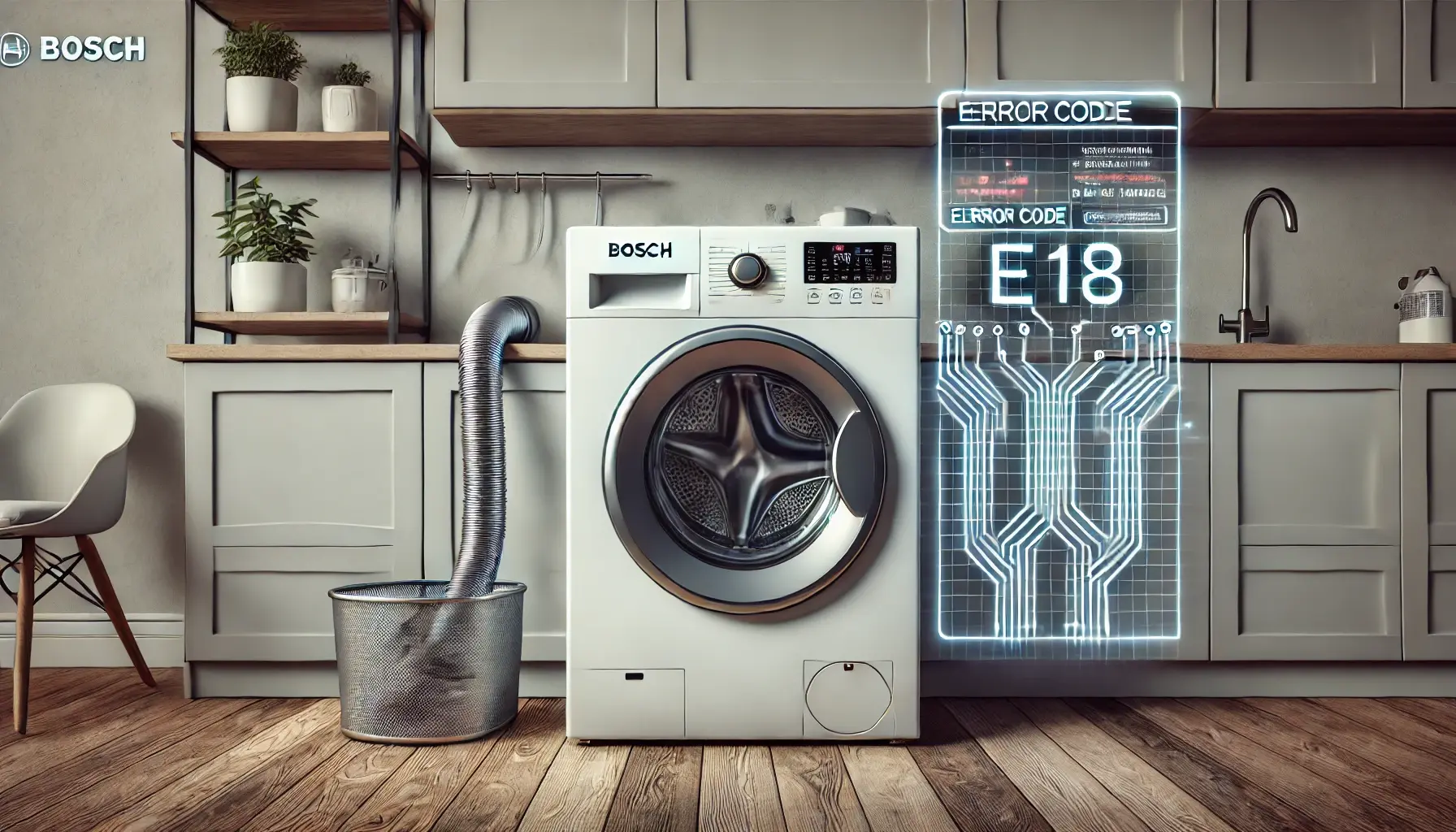 Ошибка E18 на стиральной машине Bosch Logixx 8 причины и устранение