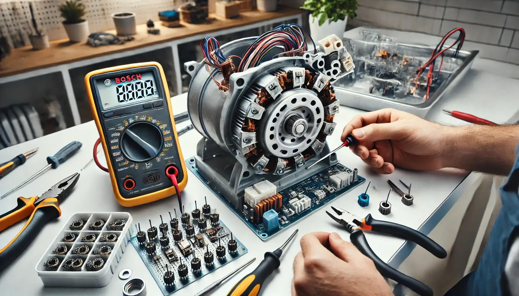 Ремонт мотора стиральной машины Bosch Maxx 4 Полное руководство 🚿🔧