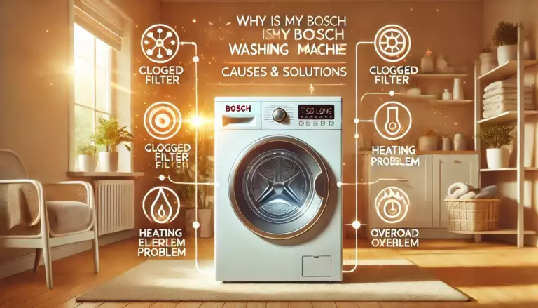 Стиральная машина Bosch долго стирает причины и решения