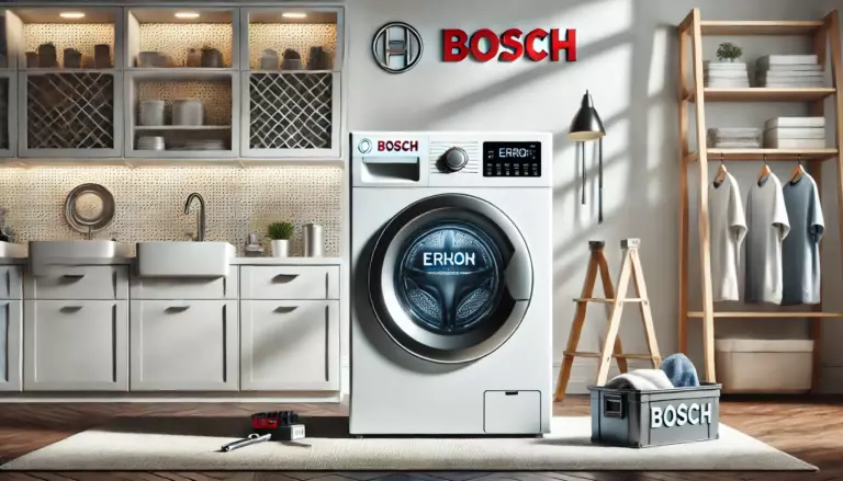 Стиральная машина Bosch показывает ошибку на дисплее что делать