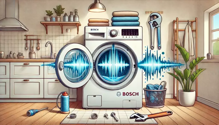Стиральная машина Bosch сильный шум при сливе воды – причины и решения 🚿🔧