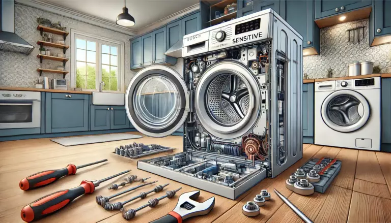 Замена амортизаторов в стиральной машине Bosch Logixx 8 Sensitive пошаговая инструкция 🔧🛠️