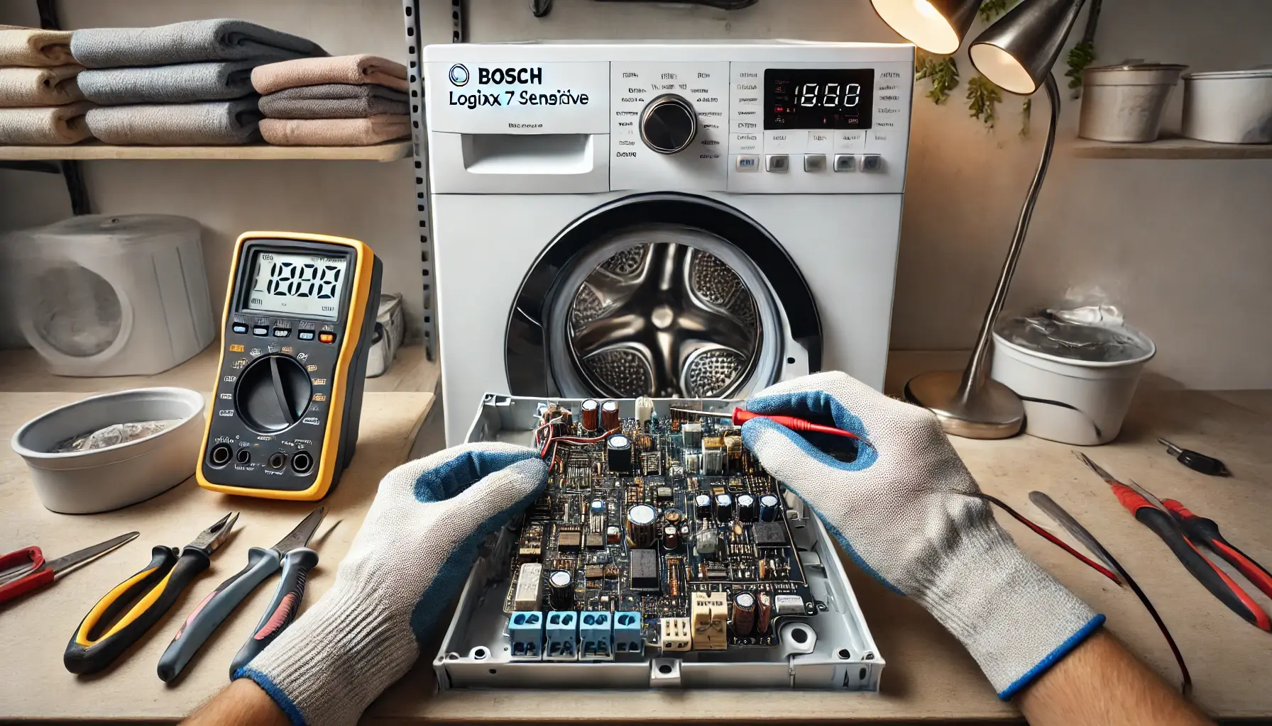 Замена предохранителя в стиральной машине Bosch Logixx 7 Sensitive Полная инструкция
