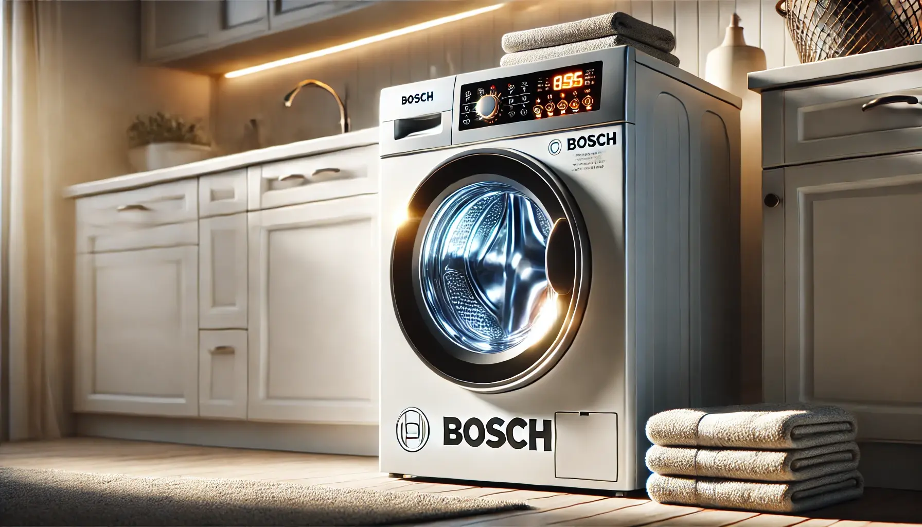Что делать, если на стиральной машине Bosch горит вся панель 🚨