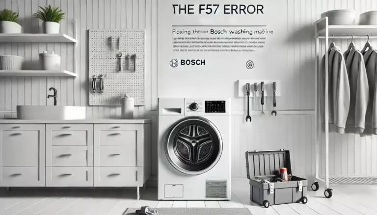 Ошибка F57 в стиральной машине Bosch что делать