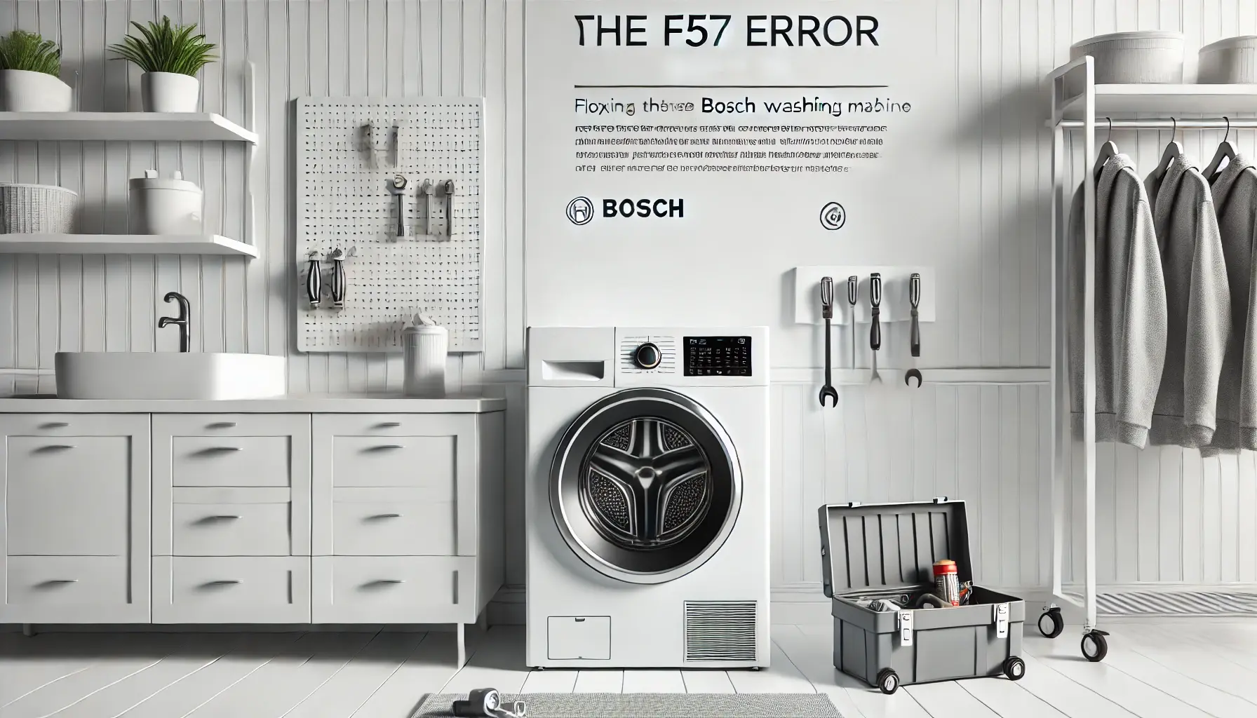 Ошибка F57 в стиральной машине Bosch что делать