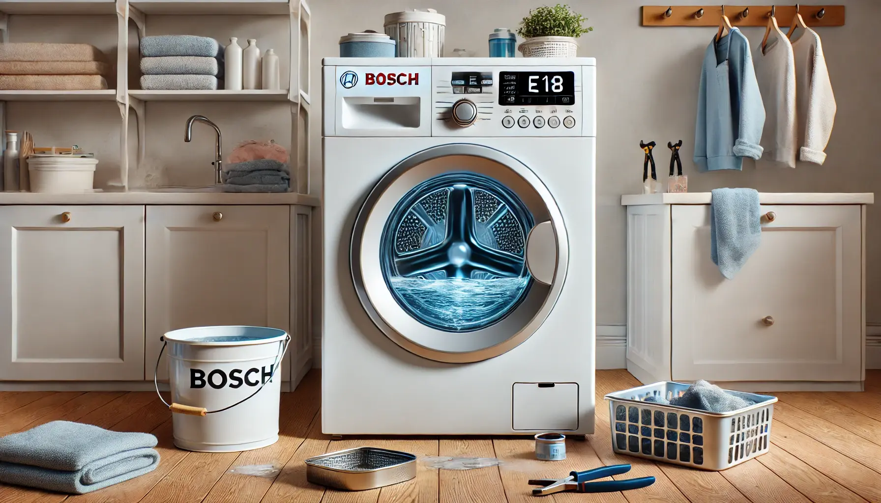Почему стиральная машина Bosch зависает на этапе полоскания 🚨