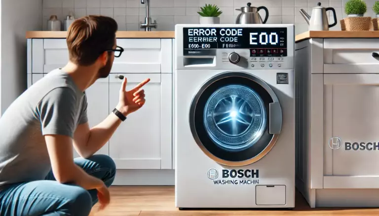 Ошибка E00 F00 в стиральной машине Bosch что это значит и как исправить