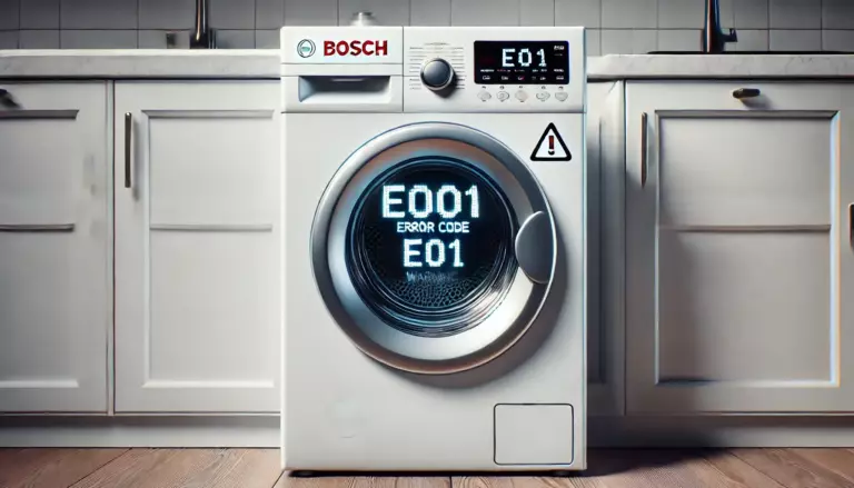 🔧 Ошибка E01 F01 в стиральной машине Bosch – что делать